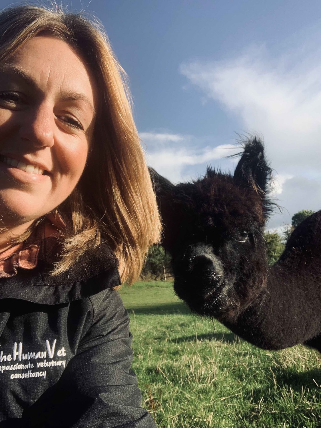 Sarah Finch with Dakota